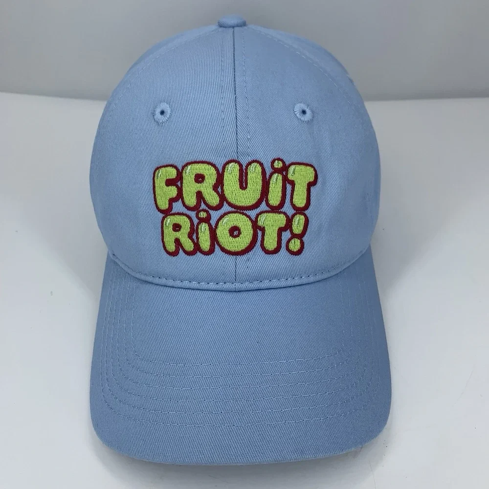 Fruit Riot Hat Not For Wimps Sour Candy OSFM Strapback Embroidered Baseball Cap